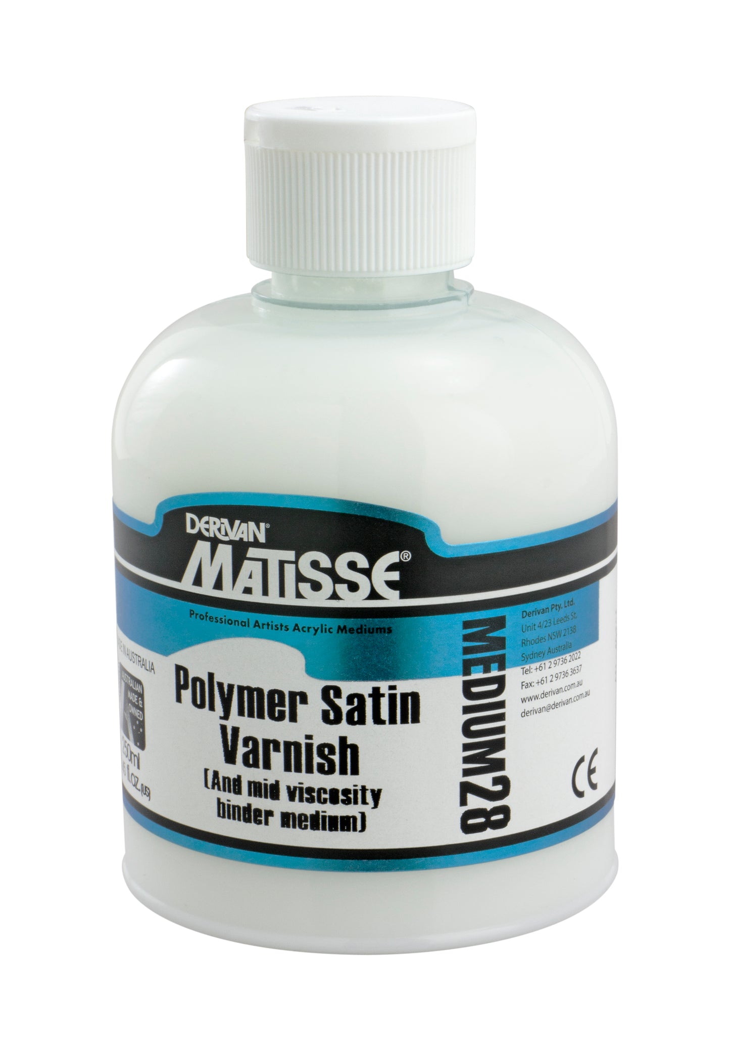 Derivan Matisse, Medium, MM28 - Polymer Satin Varnish