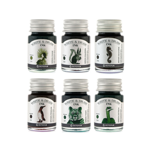 Octopus Write and Draw Ink Set, Forest