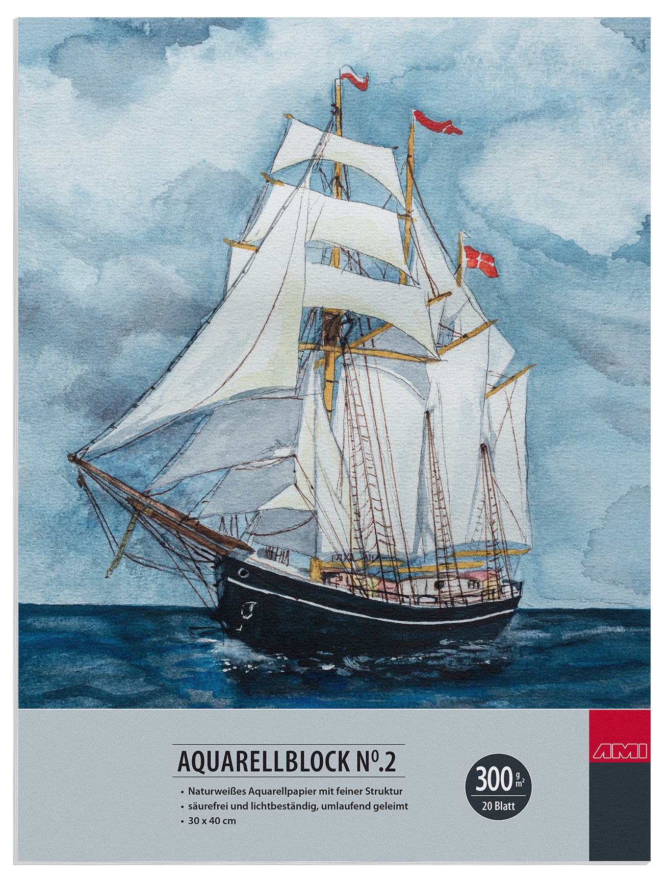 Aquarellblock No.2 300 g/m²