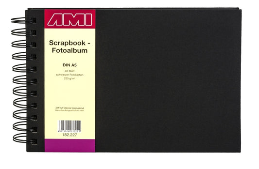 Scrapbook-Fotoalbum 225 g/m² - 40 Blatt