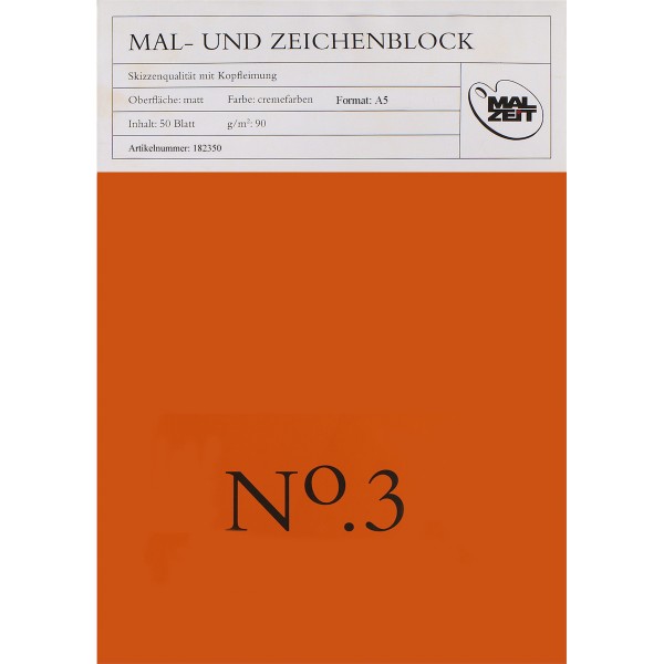 Mal- u. Zeichenblock No.3 90 g/m²