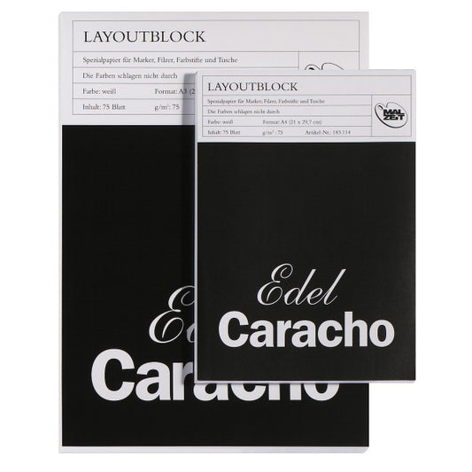 Malzeit - Layoutblock Edel Caracho 75g - 75 Blatt