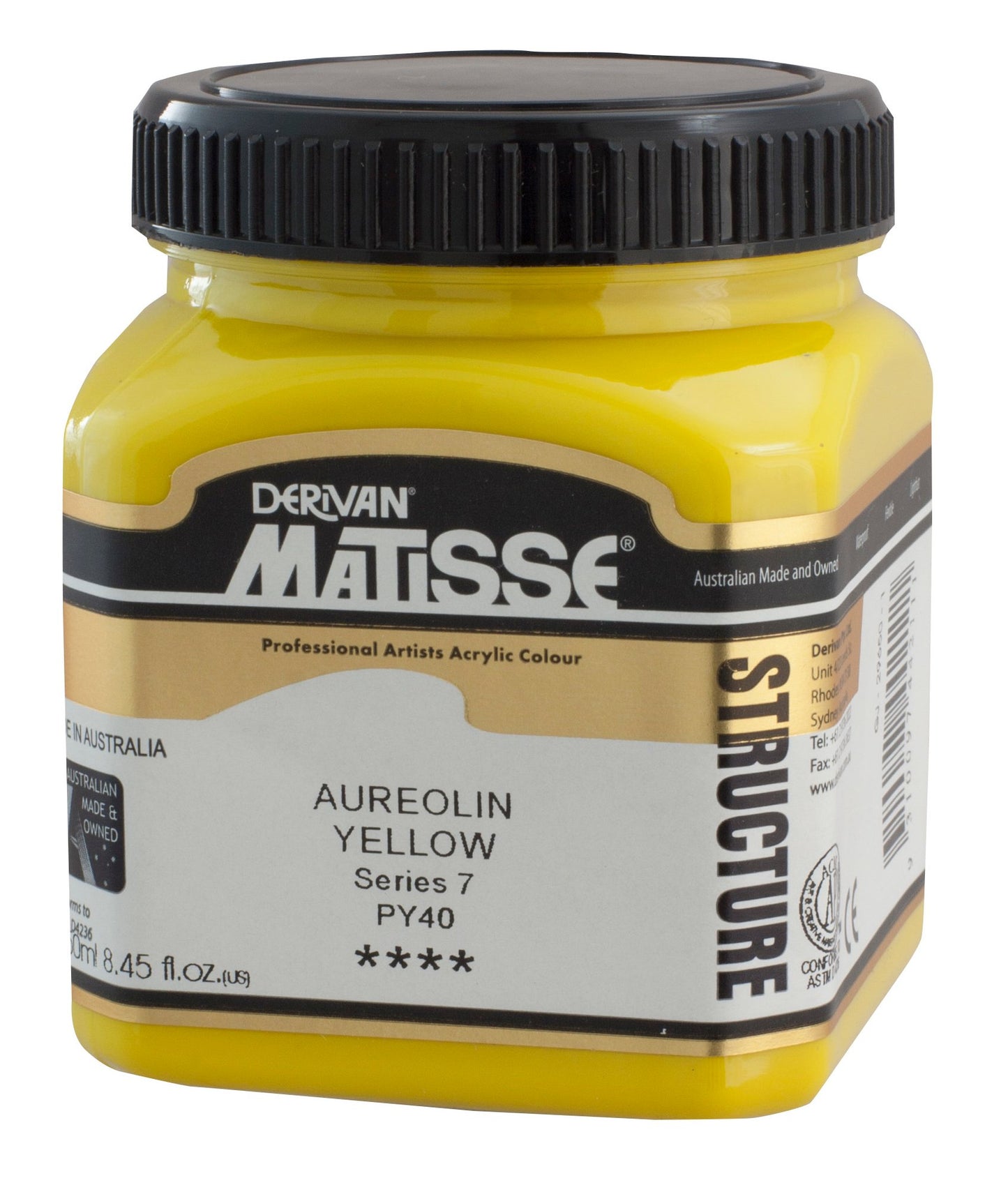 Derivan Matisse, Structure, Aureolin Yellow