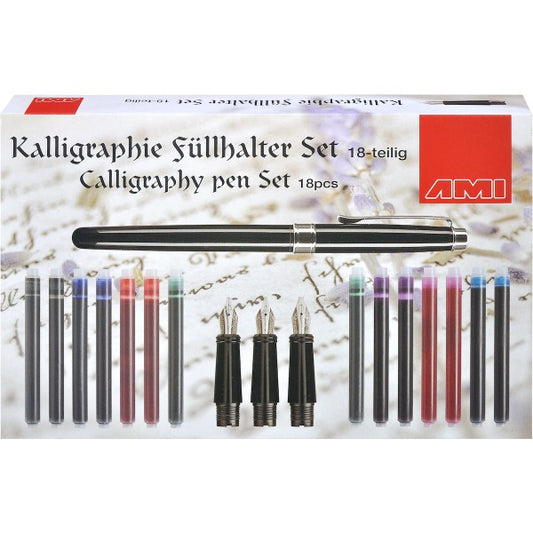 Kalligraphie Füllhalter Set 18tlg.