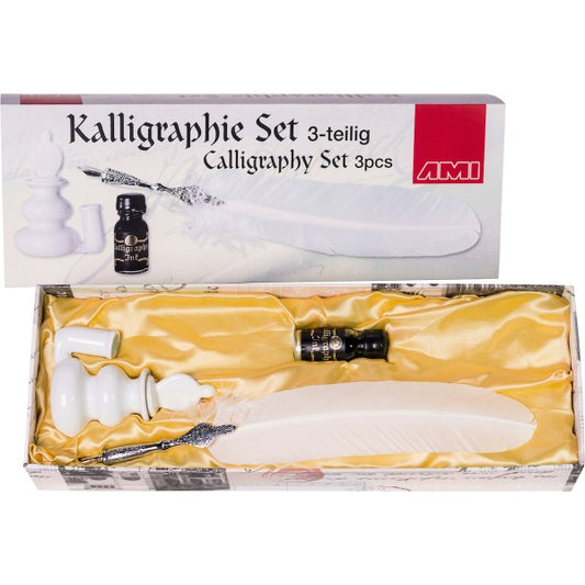 Kalligraphie Set 3tlg. weiß