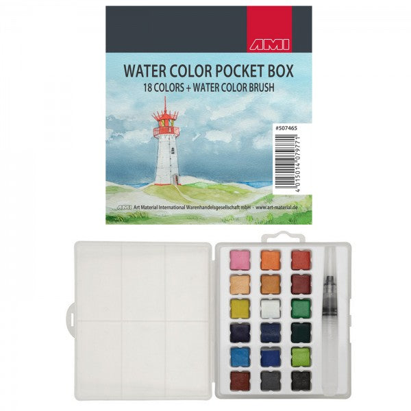 AMI Watercolor Pocket Box 18+1