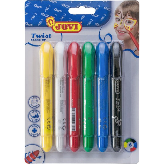 Jovi - Kinderschminke Twist-Up Set 6 Farben