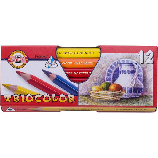 Koh-I-Noor - Triocolor Stifte Set 12 Farben