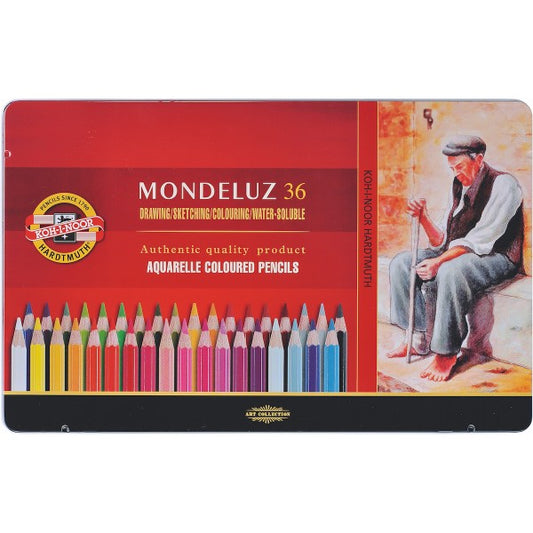 Mondeluz Set 36 Farben, Metalletui