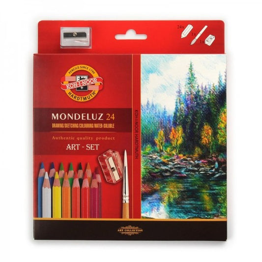 Mondeluz Art Set 24 Farben, Schachtel