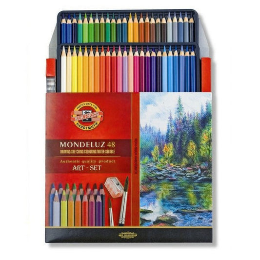 Mondeluz Art Set 48 Farben, Schachtel