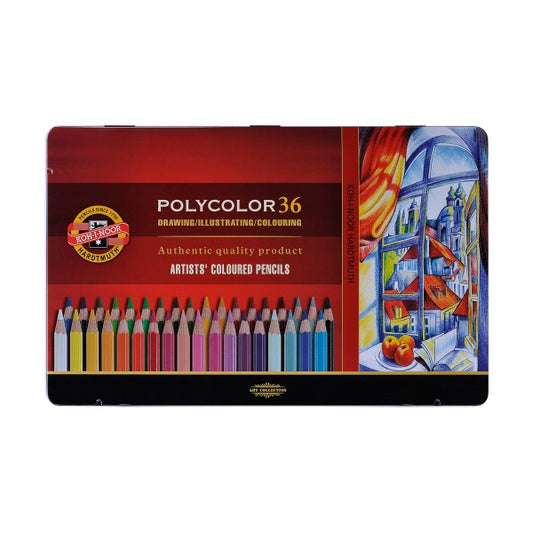 Polycolor Set 36 Farben, Metalletui