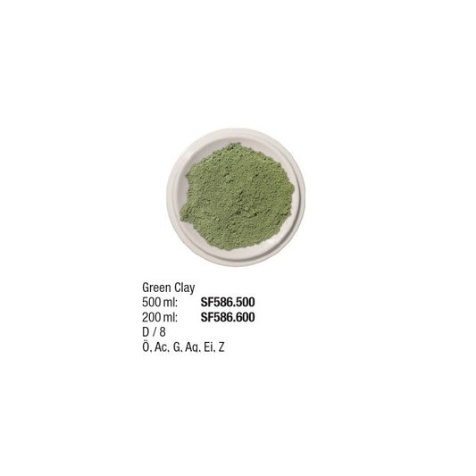 Künstlerpigmente 500 ml, Green Clay