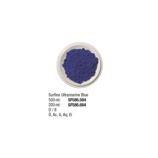 Künstlerpigmente 500 ml, Surfine Ultramarine Blue