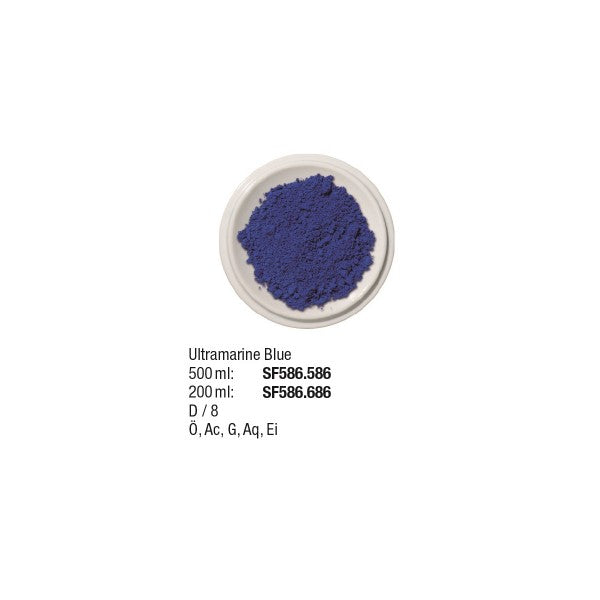 Künstlerpigmente 500 ml, Ultramarine Blue