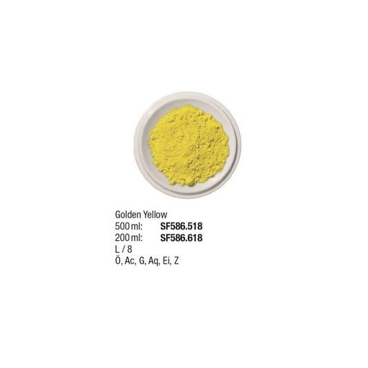 Künstlerpigmente 200 ml, Golden Yellow