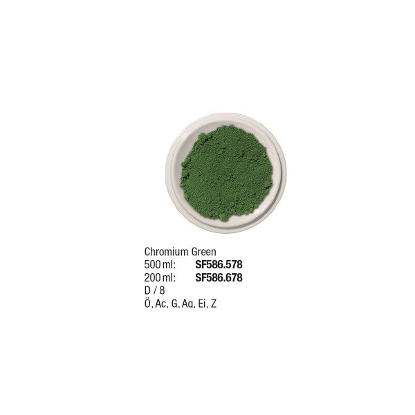 Künstlerpigmente 200 ml, Chromium Green