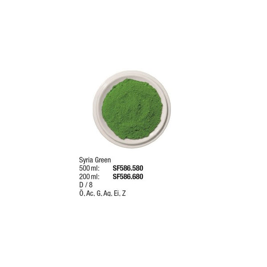 Künstlerpigmente 200 ml, Syria Green