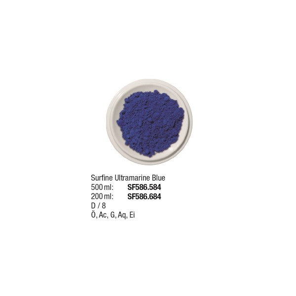 Künstlerpigmente 200 ml, Surfine Ultramarine Blue